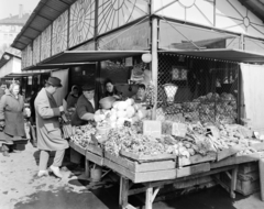 Magyarország, Budapest XIII., Lehel (Élmunkás) téri piac., 1965, Bojár Sándor, Budapest, Fortepan #178831