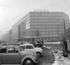 Magyarország, Budapest VIII.,Budapest VII., Baross tér, szemben a Rákóczi út és a Szabadság Szálloda., 1968, Bojár Sándor, Fortepan #178836