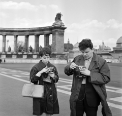 Magyarország, Budapest XIV., Hősök tere., 1964, Bojár Sándor, Budapest, Fortepan #178949