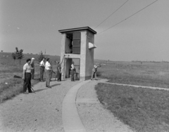 Magyarország, Budapest XXII., a Nagytétényi lőtér skeet-pályája., 1965, Bojár Sándor, Budapest, Fortepan #179026