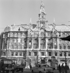 Magyarország, Budapest VII., Dohány utca az Erzsébet (Lenin) körútnál, szemben a New York palota., 1963, Bojár Sándor, Budapest, Fortepan #179127