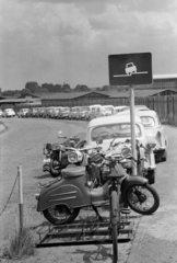 Germany, Magdeburg, 1969, Bojár Sándor, GDR, motorcycle, Simson-brand, Fortepan #179363