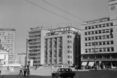 Románia, Bukarest, Calea Victoriei a Strada Ion Câmpineanu felé nézve., 1965, Bojár Sándor, Fortepan #179406