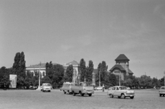 Románia, Bukarest, Piața Victoriei., 1965, Bojár Sándor, Fortepan #179411