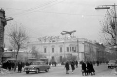 Oroszország, Irkutszk, Marx Károly utca, balra a Proletár utca torkolata., 1964, Bojár Sándor, Fortepan #179436