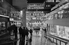 Finnország, Helsinki, a Kaivopiha bevásárlóközpont udvara., 1967, Bojár Sándor, Fortepan #179456