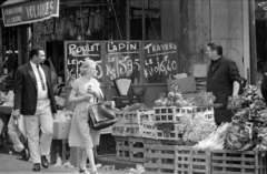 Franciaország, Párizs, Les Halles, Párizs nagybani piaca., 1967, Bojár Sándor, Fortepan #179493