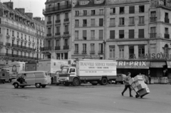 Franciaország, Párizs, Rue Rambuteau, balra a Rue de Turbigo torkolata., 1967, Bojár Sándor, Fortepan #179516