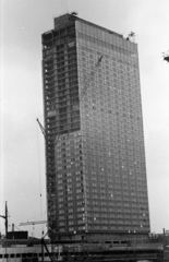 Germany, Berlin, Kelet-Berlin, Alexanderplatz, a Hotel Stadt Berlin építkezése., 1969, Bojár Sándor, GDR, Fortepan #179535