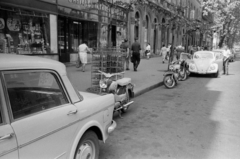 Hungary, Budapest V., a Múzeum körút az Astoria felé nézve., 1969, Bojár Sándor, Budapest, Volkswagen-brand, Volkswagen Beetle, Simson-brand, Fortepan #179619