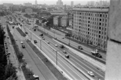 Oroszország, Moszkva, Krmiszkij Val út a Krimszkij híd felé nézve., 1967, Bojár Sándor, Fortepan #179771