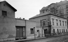 Magyarország, Budapest XIII., a Kárpát utca a Gogol utca felől az Ipoly utca felé nézve, szemben a Gyapjúmosó és Szövőgyár., 1968, Bojár Sándor, Budapest, Fortepan #179956