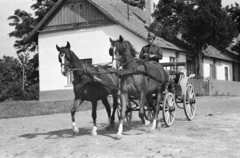 Hungary, Csongrád, 1969, Bojár Sándor, Horse-drawn carriage, Fortepan #180108