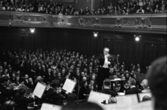 Hungary, Budapest VI., Zeneakadémia, Nagyterem. Kodály Zoltán 83. születésnapja alkalmából rendezett ünnepi hangverseny. A Magyar Állami Hangversenyzenekart és a Budapesti Kórust Ferencsik János vezényli., 1966, Bojár Sándor, Budapest, Fortepan #180146