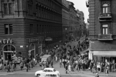 Hungary, Budapest XIII., Szent István körút, szemben a Visegrádi utca., 1966, Bojár Sándor, Budapest, rails, Fortepan #180287