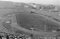 Magyarország, Népstadion, Budapest XIV., a megnyitás napján (1953. augusztus 20.)., 1953, Magyar Rendőr, labdarúgás, stadion, Budapest, Fortepan #18029