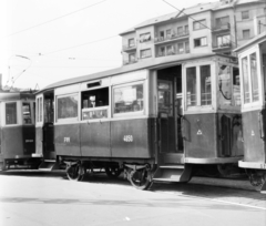 Magyarország, Budapest XI., Móricz Zsigmond körtér., 1957, Székács András, villamos, HÉV, Budapest, FVV-szervezet, Fortepan #18150