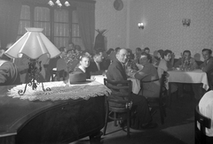 1958, Kotnyek Antal, restaurant, light, piano, Fortepan #18203