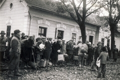 Románia,Erdély, Bihardiószeg, vasútállomás., 1942, Fortepan/Album029, munkaszolgálatos, Fortepan #183211