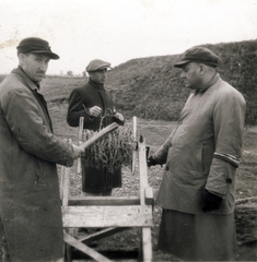 Románia,Erdély, munkaszolgálatosok a Károly (Carol) vonal bontásán dolgoznak., 1942, Fortepan/Album029, munkaszolgálatos, Fortepan #183217