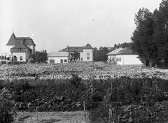 Hungary,Lake Balaton, Révfülöp, bal szélen a kikötői őrház. Leltári jelzet: MMKM TEMGY 2019.1.1. 0350, 1915, Magyar Műszaki és Közlekedési Múzeum / BAHART Archívum, Fortepan #183243