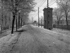 Hungary,Lake Balaton, Siófok, Fő utca a Vitorlás utcától a víztorony felé nézve. Leltári jelzet: MMKM TEMGY 2019.1.1. 0119, 1933, Magyar Műszaki és Közlekedési Múzeum / BAHART Archívum, Fortepan #183281