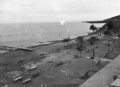 Magyarország, Balatonalmádi, fövenyfürdő, strand. Leltári jelzet: MMKM TEMGY 2019.1.1. 0120, 1925, Magyar Műszaki és Közlekedési Múzeum / BAHART Archívum, Fortepan #183283