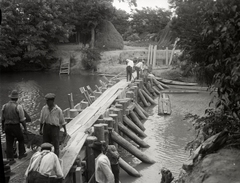 Magyarország,Balaton, Siófok, Sió-csatorna. Leltári jelzet: MMKM TEMGY 2019.1.1. 0498, 1927, Magyar Műszaki és Közlekedési Múzeum / BAHART Archívum, Fortepan #183330