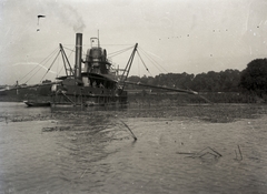 Magyarország, »BALATON (1909) kotróhajó« Leltári jelzet: MMKM TEMGY 2019.1.1. 0715, 1925, Magyar Műszaki és Közlekedési Múzeum / BAHART Archívum, kotróhajó, Fortepan #183349