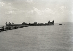 Hungary, Balatonfüred, »Balatonfüredi fürdőház, úgynevezett hidegfürdő. A II. világháborúban pusztult el.« Leltári jelzet: MMKM TEMGY 2019.1.1. 0875, 1915, Magyar Műszaki és Közlekedési Múzeum / BAHART Archívum, Fortepan #183401