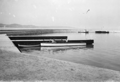 Hungary,Lake Balaton, Tihany, »Tihanyi motorcsónakkikötő « Leltári jelzet: MMKM TEMGY 2019.1.1. 0759, 1924, Magyar Műszaki és Közlekedési Múzeum / BAHART Archívum, Fortepan #183483