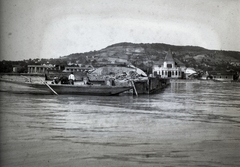 Hungary,Lake Balaton, Révfülöp, »Révfülöpi hajókikötő javítása 1920 körül« Leltári jelzet: MMKM TEMGY 2019.1.1. 1306, 1920, Magyar Műszaki és Közlekedési Múzeum / BAHART Archívum, Fortepan #183554