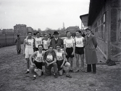 1938, Ferencz Zoltán Zénó, keménykalap, sport mez, rajtszám, Fortepan #184089