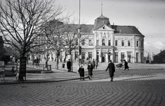 Magyarország, Nyíregyháza, Kossuth tér Korona szálló., 1941, Ferencz Zoltán Zénó, Fortepan #184145