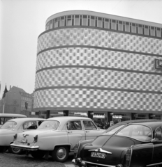 Németország, Lipcse, Richard-Wagner-Platz, Konsument Áruház., 1968, Fortepan/Album036, NDK, Fortepan #184295