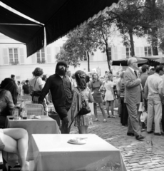 Franciaország, Párizs, Montmartre, Place du Tertre., 1967, Fortepan/Album036, Fortepan #184340