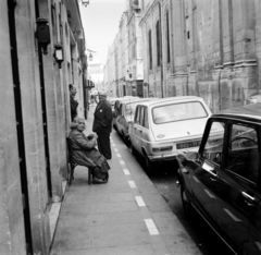 Franciaország, Párizs, Szent Lajos-sziget, a Rue Saint-Louis en l'Île a Quai d'Anjou felé nézve., 1967, Fortepan/Album036, Fortepan #184344