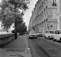 Franciaország, Párizs, Quai de Bourbon, jobbra a Rue le Regrattier torkolata., 1974, Fortepan/Album036, Fortepan #184392