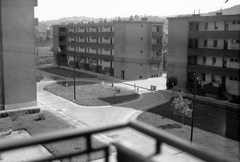 Hungary, Óbuda, Budapest III., a mai Teszársz Károly utca a Föld utca felé nézve, szemben Zápor utcai házak hátsó frontja., 1968, László János, picture, Budapest, Fortepan #18458