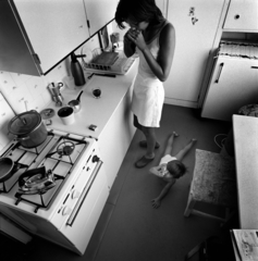 1976, Horváth Péter, kitchen, Fortepan #184686