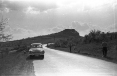 Hungary, Budaörs, Szabadság út, háttérben a Törökugrató., 1960, Kende János, number plate, Fortepan #185346