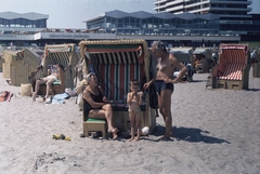 Németország, Lübeck, Travemünde, strand., 1982, Kende János, Fortepan #185416