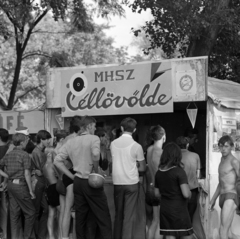 Hungary, 1969, MHSZ, sign-board, shooting-gallery, Hungarian Defense Association, Fortepan #18572