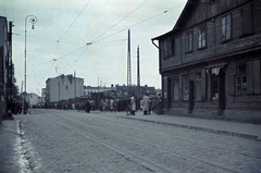 Lengyelország, Łódź, 1942, Fortepan/Album044, Walter Genewein, utcakép, Fortepan #186100