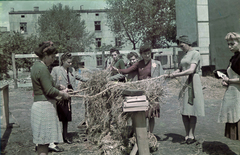 Lengyelország, Łódź, 1942, Fortepan/Album044, Walter Genewein, szalmafonás, szalmacsizma, Fortepan #186275