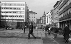 Németország, Lipcse, Grimmaische Strasse a Markt felé nézve., 1980, Gulyás Zsuzsa, NDK, Fortepan #186432