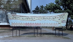 Románia, Konstanca, Mamaia, balra a Hotel Parc., 1975, Gulyás Zsuzsa, színes, Fortepan #186476