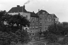 Magyarország, Budapest XIV., szemben az Weil Emil (később Uzsoki Utcai) Kórház, kilátás a 34/B számú házból., 1964, Fortepan/Album037, Budapest, Fortepan #186714