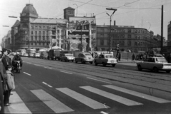 Hungary, Budapest VIII., Blaha Lujza tér, a Nemzeti Színház bontása., 1965, Fortepan/Album038, Budapest, Fortepan #186810