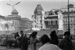 Hungary, Budapest VIII., Blaha Lujza tér, a Nemzeti Színház bontása., 1965, Fortepan/Album038, Budapest, Fortepan #186813